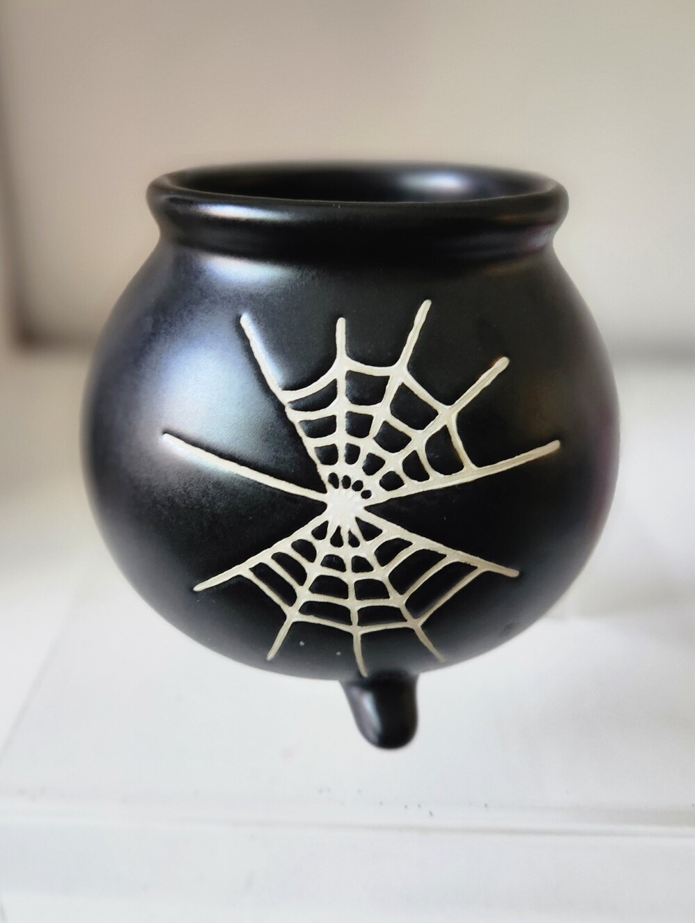 Hyde & EEK Boutique Halloween 14 oz Stoneware Mug Cauldron Spider Web Target